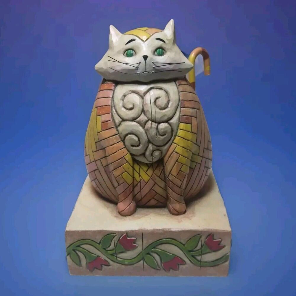 Jim Shore Heartwood Creek Elijah  Cat Figurine 2003 Retired 5 1/4" Read Info